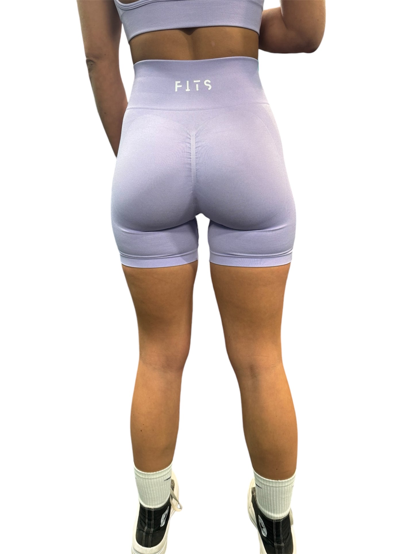 Lilac Pastel Pump Shorts - Gym Fits