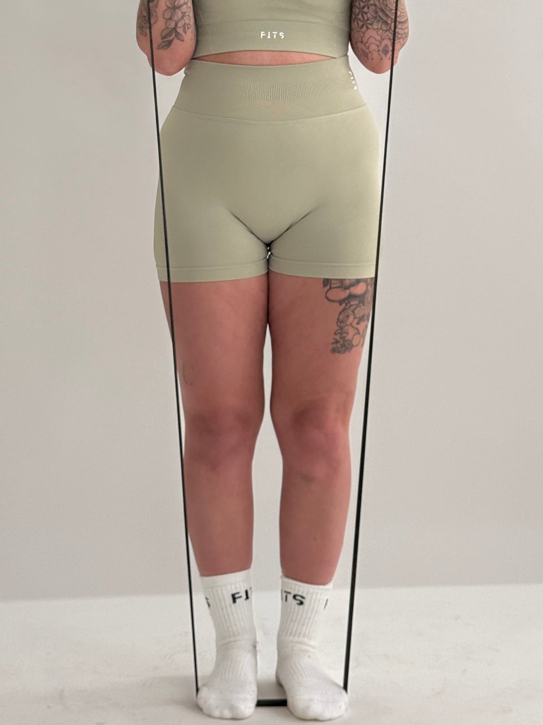 Muted Sage Shorts