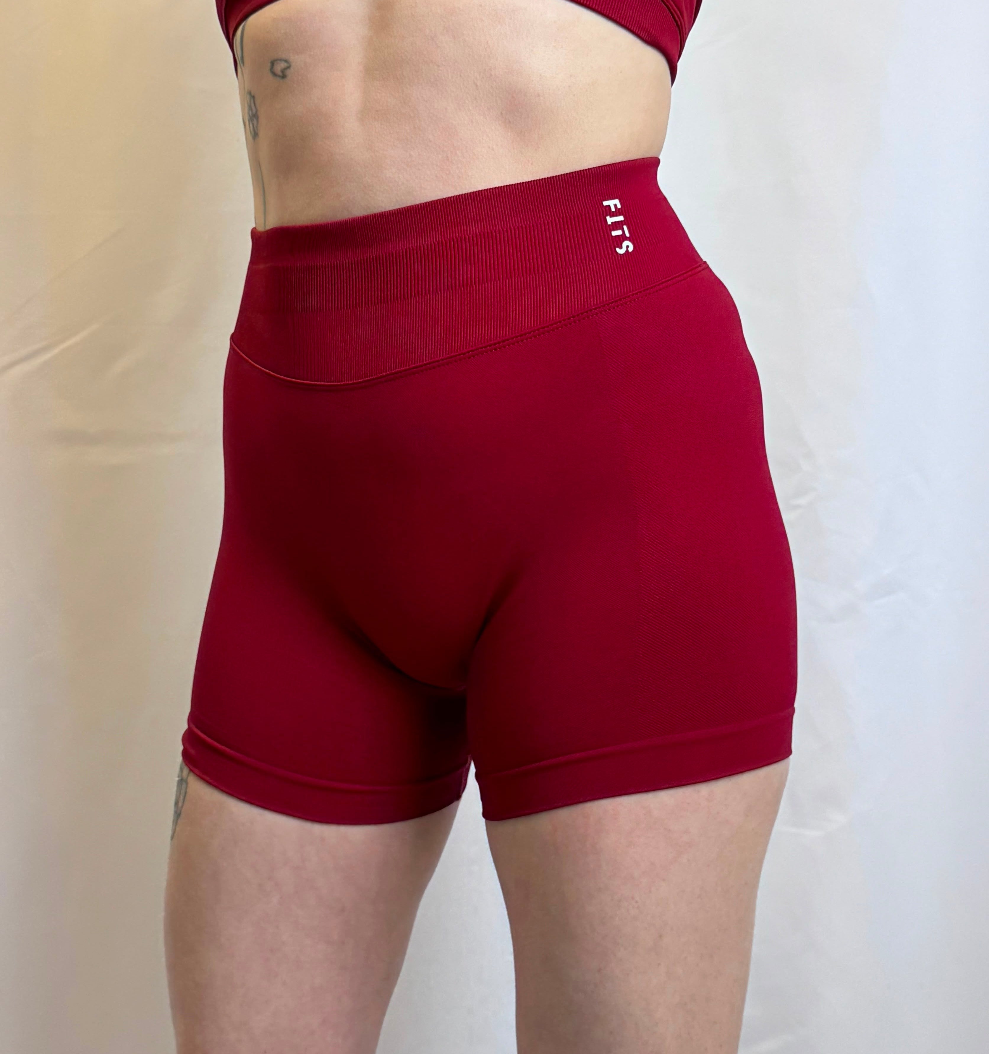 Red elevate 2.0 shorts