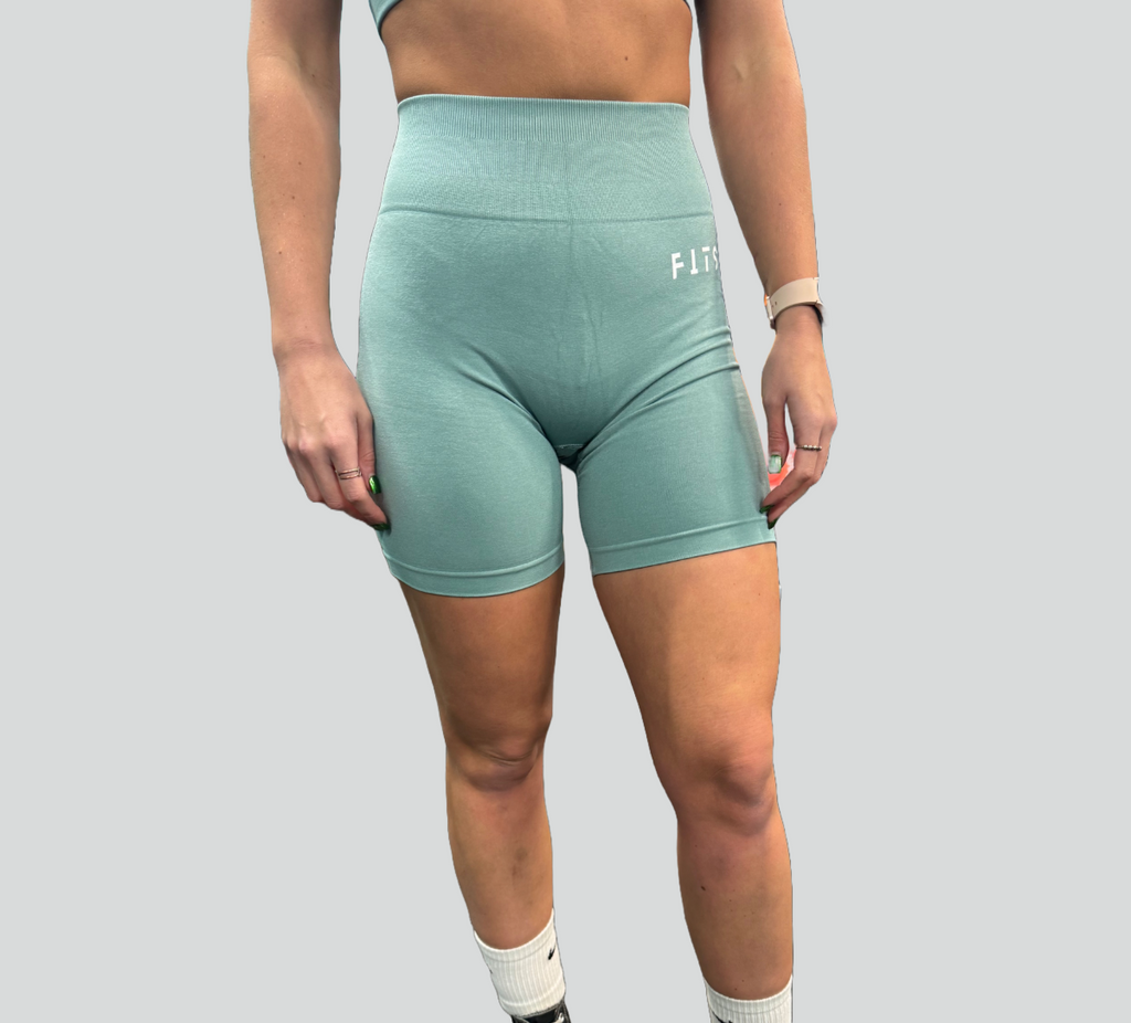 Mint Green Pastel Pump Shorts - Gym Fits