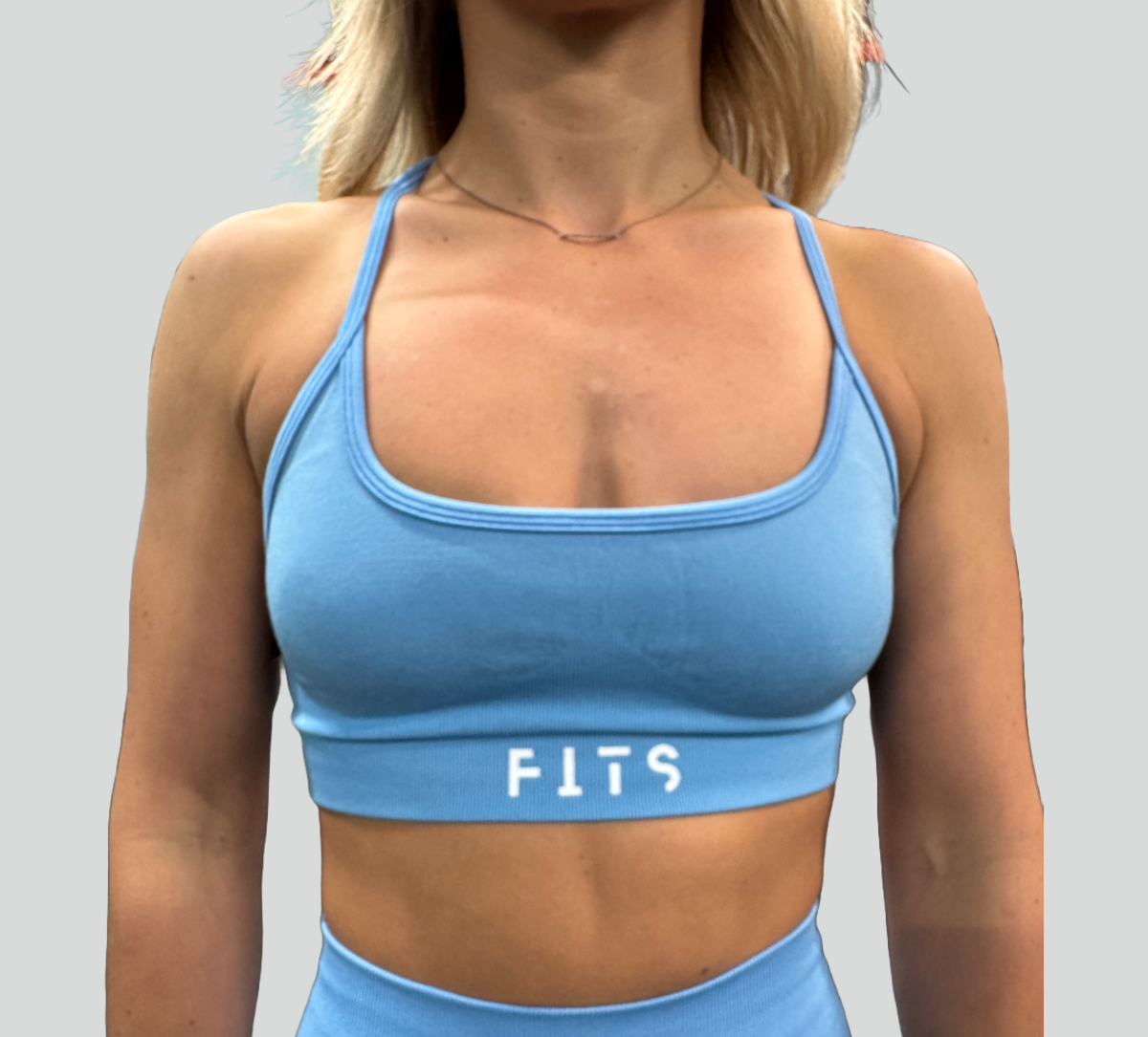 Blue Pastel Pump Bra Top