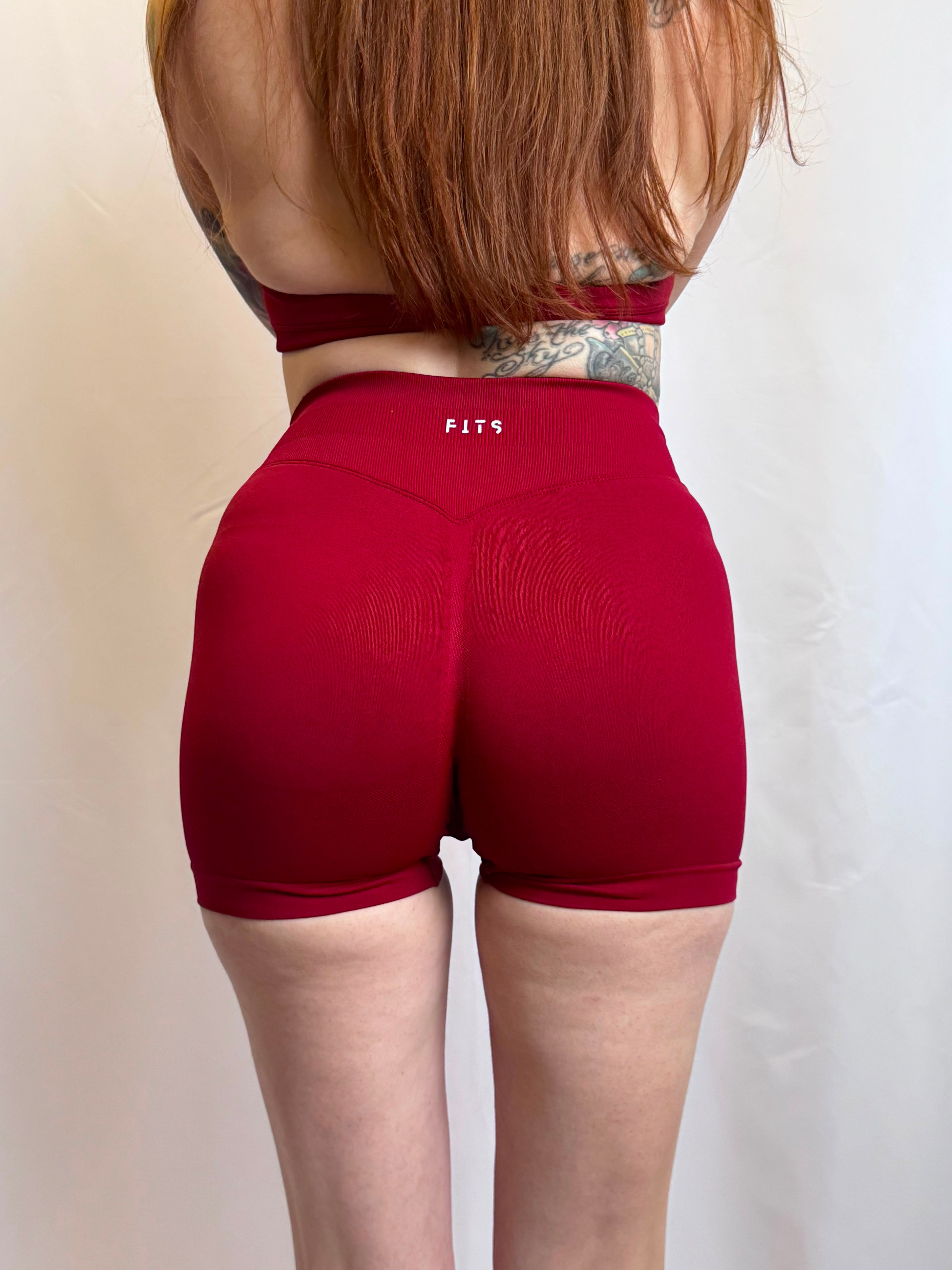 Red elevate 2.0 shorts-2