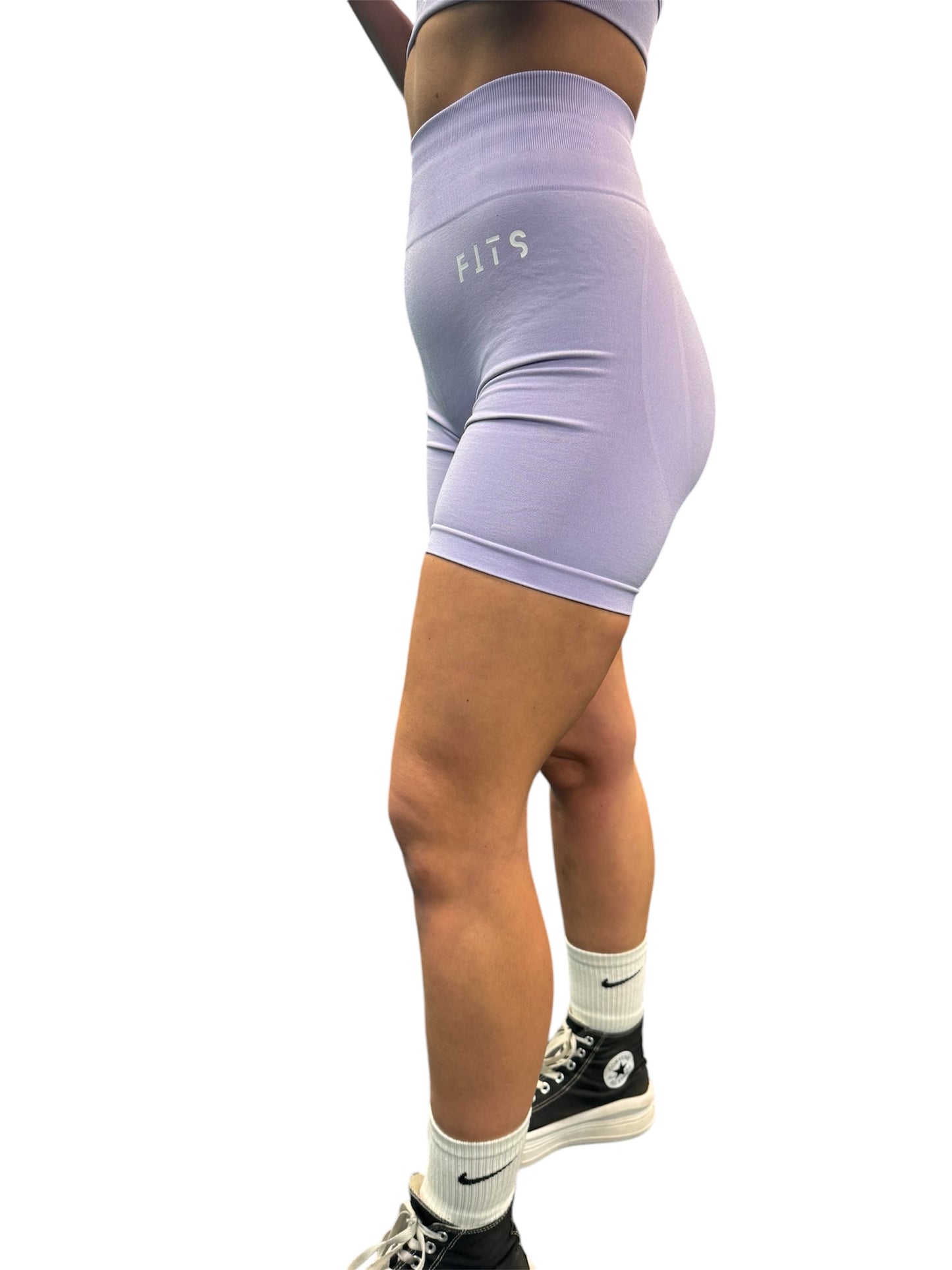 Lilac Pastel Pump Shorts - Gym Fits