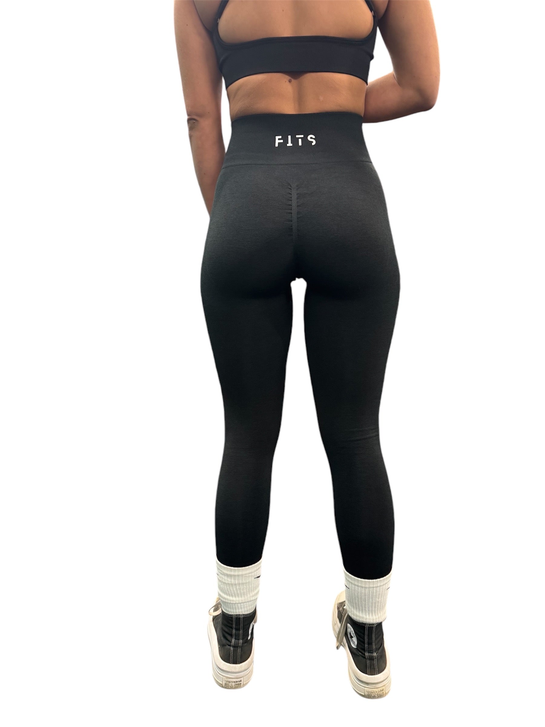 Black Pastel Pump Leggings