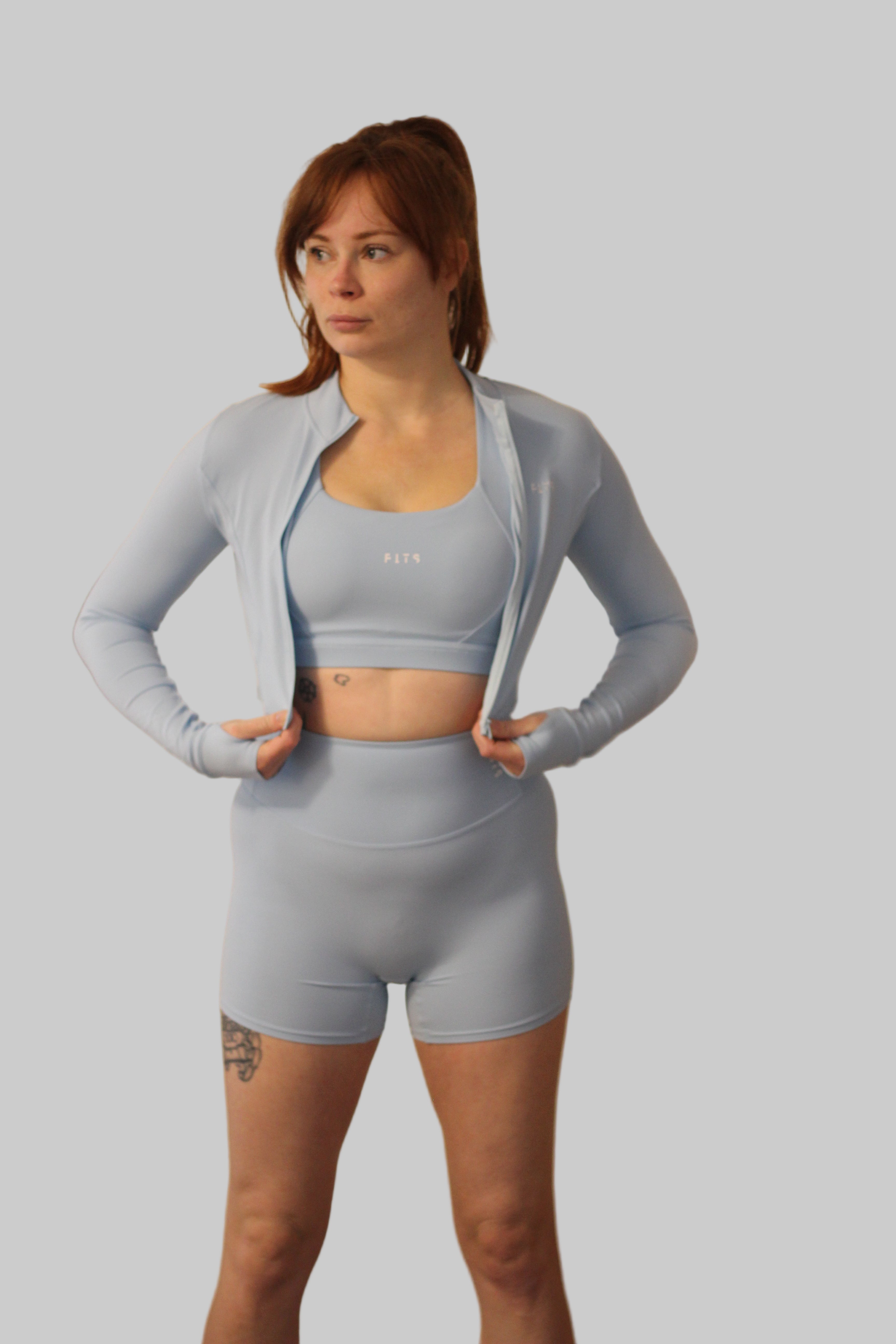 Winter Arc - Ice Blue Shorts-3