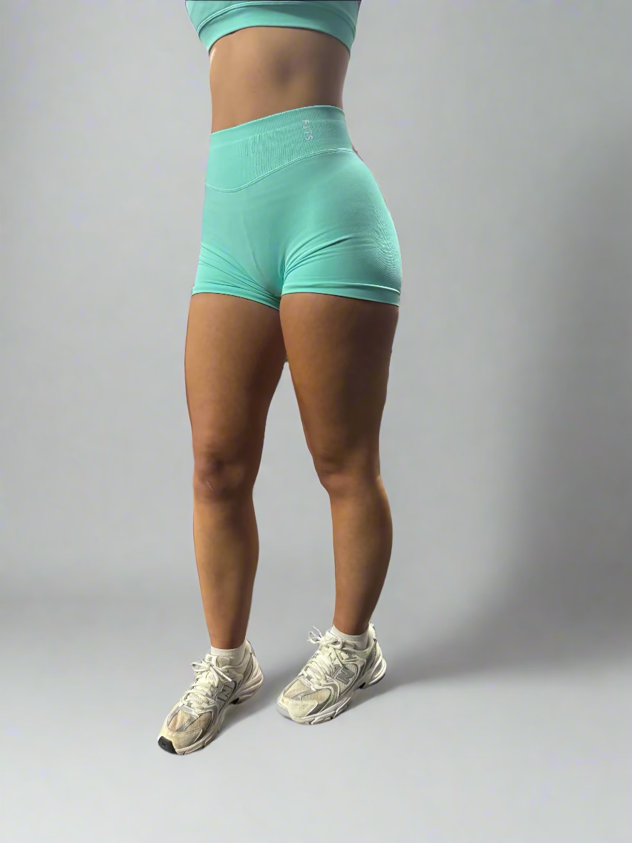Elevate Ocean Turquoise Shorts - Gym Fits