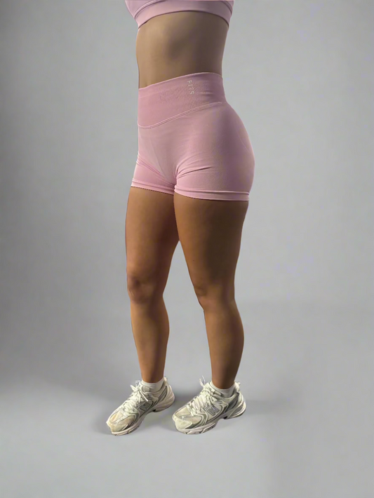 Elevate Baby Pink Shorts - Gym Fits