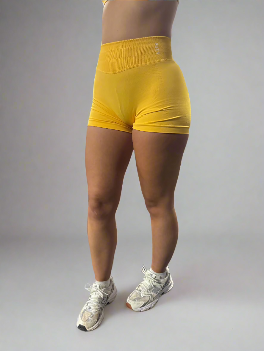 Elevate Sunshine Yellow Shorts - Gym Fits