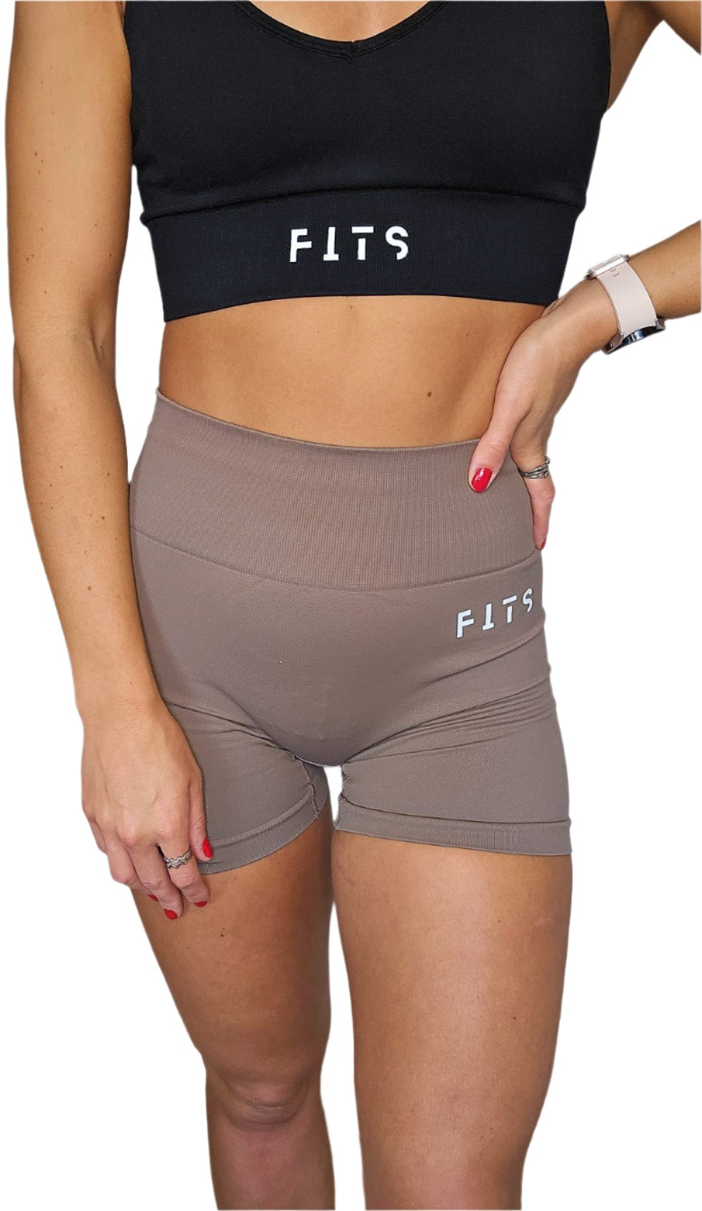 Womens Gymwear Camel Colour Shorts